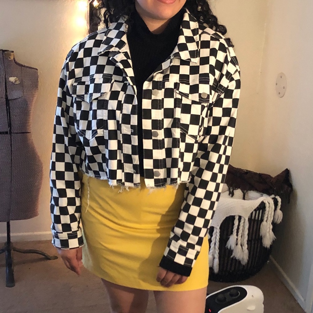 Checkerboard jacket
